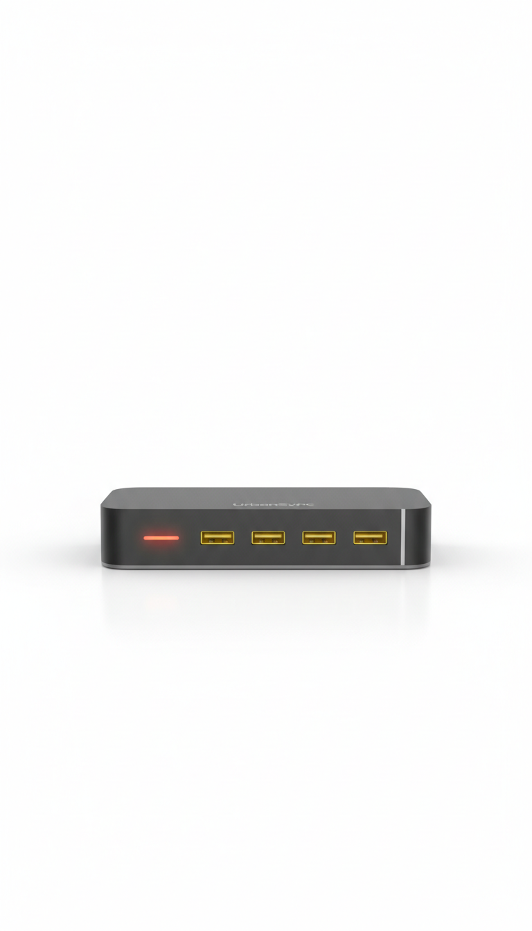 Multi-device USB-C hub in minimalist form